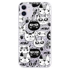 iSaprio Silikónové puzdro - Cat pattern 03 pre Apple iPhone 11