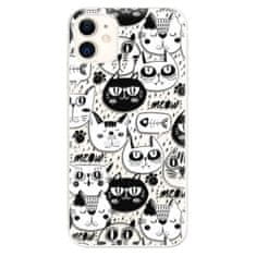 iSaprio Silikónové puzdro - Cat pattern 03 pre Apple iPhone 11