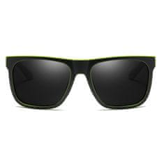 Dubery Newton 3 slnečné okuliare, Black & Green / Black