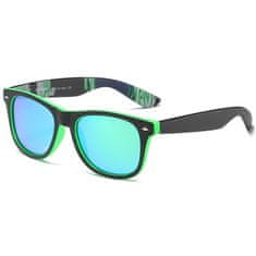 Dubery Genoa 3 slnečné okuliare, Black & Green / Green