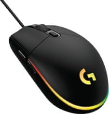 Logitech G102 Lightsync, čierna (910-005823)