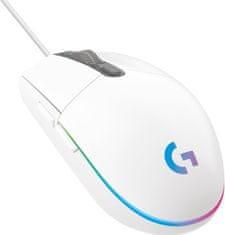 Logitech G102 Lightsync, biela (910-005824)