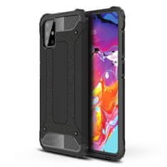 MG Hybrid Armor plastové púzdro na Samsung Galaxy A71, čierne