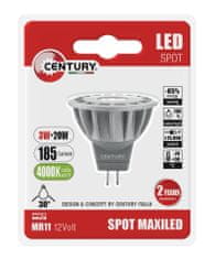 Century CENTURY LED spot MAXILED 3W 12VDC / AC MR11 4000K 185l 30d pr.35x38mm IP20 BL