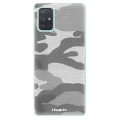 iSaprio Silikónové puzdro - Gray Camuflage 02 pre Samsung Galaxy A71