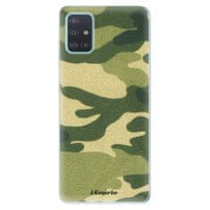 iSaprio Silikónové puzdro - Green Camuflage 01 pre Samsung Galaxy A51