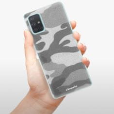 iSaprio Silikónové puzdro - Gray Camuflage 02 pre Samsung Galaxy A71