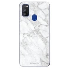 iSaprio Silikónové puzdro - SilverMarble 14 pre Samsung Galaxy M21