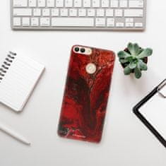 iSaprio Silikónové puzdro - RedMarble 17 pre Huawei P Smart