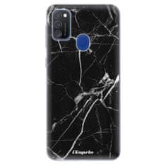 iSaprio Silikónové puzdro - Black Marble 18 pre Samsung Galaxy M21