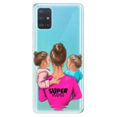 iSaprio Silikónové puzdro - Super Mama - Two Girls pre Samsung Galaxy A51