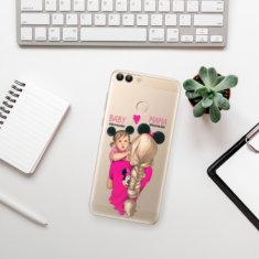 iSaprio Silikónové puzdro - Mama Mouse Blond and Girl pre Huawei P Smart