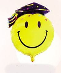 Fóliový balónik Smile - Smajlík promócie - 95 cm