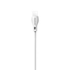 DUDAO L4M kábel USB / micro USB 2.4A 1m, biely