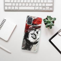 iSaprio Silikónové puzdro - Sketch Face pre Samsung Galaxy A71