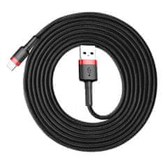 BASEUS Cafule kábel USB / Lightning QC3.0 2m, čierny/červený