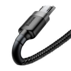 BASEUS Cafule kábel USB / Micro USB 2A 3m, čierny/sivý