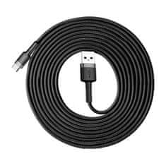 BASEUS Cafule kábel USB / USB-C QC 3.0 2A 3m, čierny/sivý