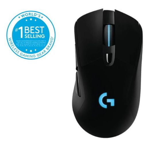 Logitech G703 Lightspeed Hero, čierna (910-005640)