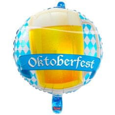 Fóliový balónik pivo - Oktoberfest - 45 cm