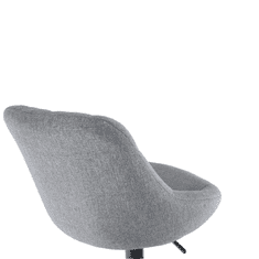 KONDELA Barová stolička, šedá / čierna, TERKAN
