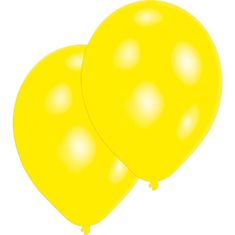 Amscan Latexové balóniky žlté 10 ks 27,5 cm