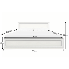 KONDELA Posteľ 160, TIFFY 10