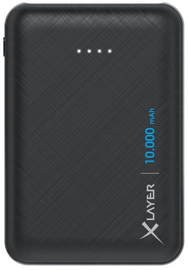 XLAYER Powerbanka Micro 10 000 mAh, čierna 217282