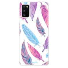 iSaprio Silikónové puzdro - Feather Pattern 10 pre Samsung Galaxy A41