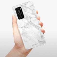 iSaprio Silikónové puzdro - SilverMarble 14 pre Huawei P40