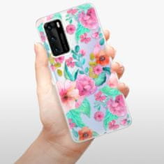 iSaprio Silikónové puzdro - Flower Pattern 01 pre Huawei P40