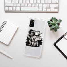 iSaprio Silikónové puzdro - Start Doing - black pre Samsung Galaxy A41