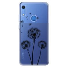 iSaprio Silikónové puzdro - Three Dandelions - black pre Huawei Y6s