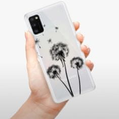 iSaprio Silikónové puzdro - Three Dandelions - black pre Samsung Galaxy A41