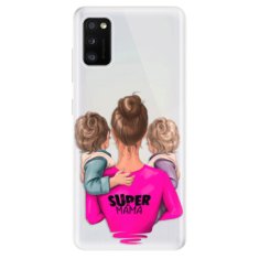 iSaprio Silikónové puzdro - Super Mama - Two Boys pre Samsung Galaxy A41