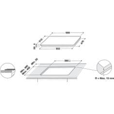 Whirlpool indukčná doska WF S4160 BF