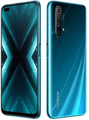 Realm X3 Superzoom, veľký full hd+ displej 120 Hz, rýchle nabíjanie, výkonný procesor Snapdragon 855+, šesť fotoaparátov, ultra širokouhlý, periskopický zoom, 60-násobný zoom, duálna ultraširokouhlá selfie kamera