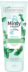 Bielenda MINTY FRESH FOOT CARE zjemňujúca krémová maska na zhrubnutú pokožku 100ml