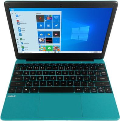 Notebook Umax VisionBook 12Wa Turquoise (UMM230122) 15,6 palcov Full HD dedikovaná grafika NVIDIA GeForce MX Intel 10. generácia NanoEdge tenký rám displeja