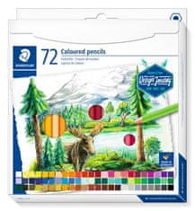 Staedtler Pastelky "Dizajn Journey", 72 rôznych farieb, sada, šesťhranné 146C C72