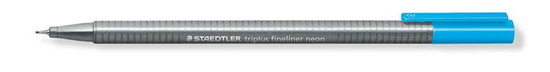 Staedtler Liner "Triplus 334", neón modrá, 0,3 mm, 334-301