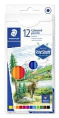 Staedtler Pastelky "Dizajn Journey", 12 rôznych farieb, sada, šesťhranné 146C C12