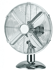 SOVIO ventilátor stolový kovový 12"