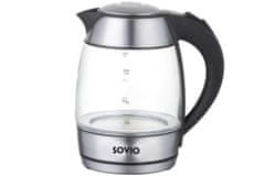 SOVIO rýchlovarná kanvica HHB1751 sklo 1,8l