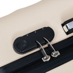 Petromila vidaXL Súprava cestovných kufrov s tvrdým krytom 3 ks zlatá ABS