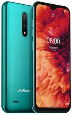 Ulefone Note 8P, lacný dostupný telefón, Android 10 Go, duálny fotoaparát, veľký displej