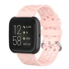 BStrap Silicone (Large) remienok na Fitbit Versa / Versa 2 Pole, sand pink