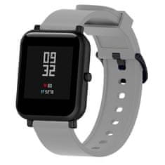 BStrap Silicone remienok na Xiaomi Amazfit GTS, gray