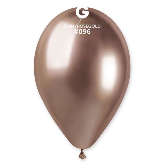 Gemar latexové balóniky - chrómové rose gold - ružovo zlaté - 50 ks - 33 cm