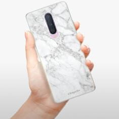 iSaprio Silikónové puzdro - SilverMarble 14 pre OnePlus 8